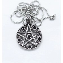 Shout Stainless Steel Devil Star Necklace