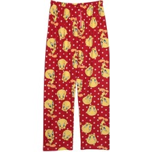 Figürlü Kadın Pijama Altı 0708 | Kırmızı 328