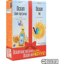 Orzax Ocean Balık Yağı Şurup 150 ml + Ocean Vm Şurup 150 ml