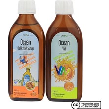 Orzax Ocean Balık Yağı Şurup 150 ml + Ocean Vm Şurup 150 ml