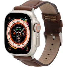 Bouletta Apple Watch Deri Kayış - Avila - Antik Kahve - True