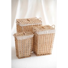 Acar 6449 Hasır 3 Lü Çamaşır Sepeti