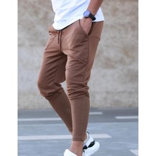 Es Sport Erkek Siyah Scuba Kumaş Slimfit Jogger Outdoor Eşofman Altı