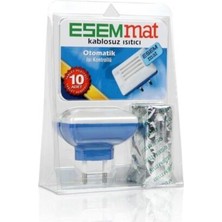 Esemmat Kablosuz Mat Isıtıcı Sinek Kovucu Cihaz + 10 Yedek Tablet Set (Isı Kontrollü)