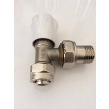 Şenpres 1/2 Radyatör Köşe Vanası 16*2 Pex Pirinç Paslanmaz