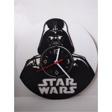 Woodhub Star Wars Ahşap Dekoratif Duvar Saati