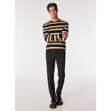 Fabrika Normal Bel Normal Paça Antrasit Melanj Erkek Chino Pantolon F4WM-PNT 2817