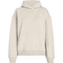 Calvin Klein Jeans Kapüşon Yaka Düz Taş Kadın Sweatshırt Woven Label Peached Hoodıe
