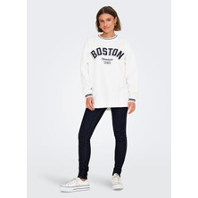 Only Yüksek Bel Dar Paça Dar Koyu Mavi Kadın Denim Pantolon Onlrose Hw Skınny Dnm GUA030