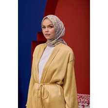 İpekhan Marrakech  Koleksiyon Soft Eşarp Açık Mor Hardal 1193-01