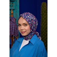 İpekhan Marrakech  Koleksiyon Soft Eşarp Açık Mor Hardal 1193-01