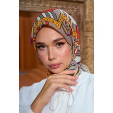 İpekhan Marrakech  Koleksiyon Soft Eşarp Turuncu Vizon 1202-03