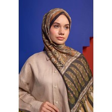 Marrakech Koleksiyon Soft Şal Kahverengi Siyah 3049-03