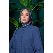 İpekhan Marrakech  Koleksiyon Soft Eşarp Turuncu Yeşil 1204-06