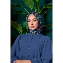 İpekhan Marrakech  Koleksiyon Soft Eşarp Turuncu Yeşil 1204-06