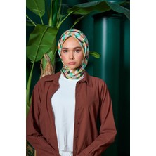 İpekhan Marrakech  Koleksiyon Soft Eşarp Siyah Çam Yeşili 1205-05