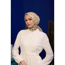 İpekhan Marrakech  Koleksiyon Soft Eşarp Açık Mor Hardal 1193-01