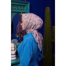 İpekhan Marrakech  Koleksiyon Soft Eşarp Açık Mor Hardal 1193-01