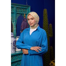 İpekhan Marrakech  Koleksiyon Soft Eşarp Açık Mor Hardal 1193-01