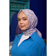 İpekhan Marrakech  Koleksiyon Soft Eşarp Açık Mor Hardal 1193-01