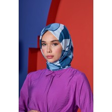 İpekhan Marrakech  Koleksiyon Soft Eşarp Kraliyet Mavi Eflatun 1207-08