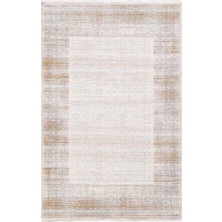 Artemis Halı Couture 00926a Krem Bej Çerçeveli Ipek Halı