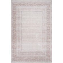 Artemis Halı Couture 05199c Bej Kemik Çerçeve Desenli Ipek Halı
