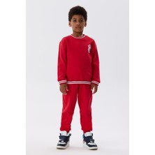Nebbati Bg Store Erkek Çocuk Kırmızı Sweatshirt