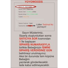 Woodhub Isim Anı Küpü -Dekor Oyuncak