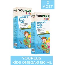 Youplus Kids Omega-3 150 ml x 2 Adet