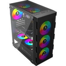 Gameline SL05 Ryzen 5 5600 32GB Ddr4 500GB SSD RX580 8gb 24" Oyuncu Masaüstü Bilgisayar