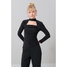 ROMAN Drapeli Bluz Siyah K2523005_001