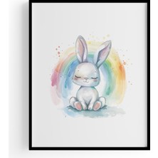 Rainbow Bunny | Çocuk Odası Tablo
