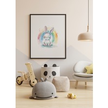 Rainbow Bunny | Çocuk Odası Tablo