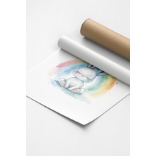 Rainbow Bunny | Çocuk Odası Tablo
