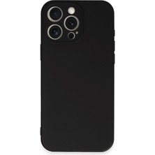 Denza Case Apple iPhone 16 Pro Max Kılıf Soft Pürüzsüz Silikon Kılıf - Siyah