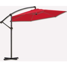 Sunfun Toscana Şemsiye Kırmızı 300 Cm