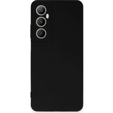 Realme C65 Kılıf Soft Pürüzsüz Silikon Kılıf - Siyah