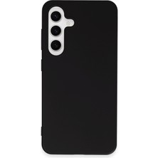 Denza Case Samsung Galaxy S24 Kılıf Soft Pürüzsüz Silikon Kılıf - Siyah