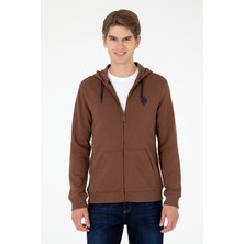U.S. Polo Assn. Erkek Kahverengi Örme Hırka 50295147-VR029