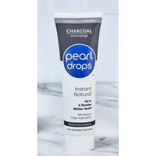 Pearl Drops Instant Natural White Charcoal Organik Diş Macunu 75M