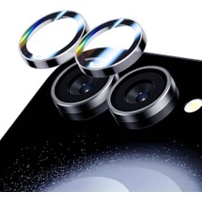 Benks Galaxy Z Flip 6 Uyumlu King Kong Kamera Lens Koruyucu Gümüş