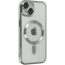 Roketcim iPhone 14 Kamera Korumalı Kılıf Kross Magneticsafe Kapak Magsafe