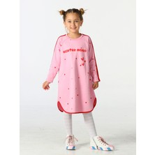 Winter Mood Pembe Kalın Kız Elbise