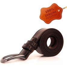 Yds Premıum Spor Deri Kemer -Kahverengi