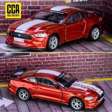 Ford Mustang Gt 2018 Kırmızı Araba Modeli Modifiye Edilebilir - Kapıları Açılabilir - Aksesuarları Değiştirilebilir 1:42 Oyuncak