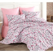 Cozyy Life Gül Tek Kişilik Nevresim Takımı |  Pamuk | 4 Parça