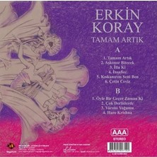 Erkin Koray – Tamam Artıklak Özel Mor Numaralı Limited Plak Özel Baskı (Yeni Baskı Jelatinli Plak)