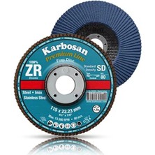 Karbosan Premıum Lıne Zr Flap Dısc 115x22,23 60 Kum (983460)