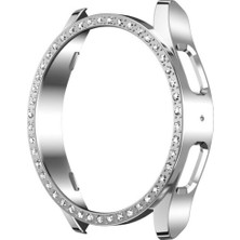 Alstrap Samsung Galaxy Watch 7 40 mm Uyumlu Taşlı Kasa Koruyucu